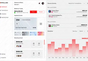 CRM Banking Wallet Website