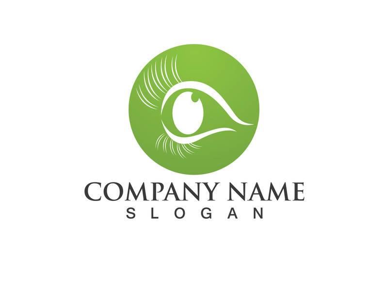 Eye Care vector logo design