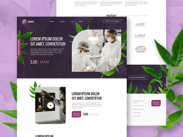 Holistic Dentistry - Free XD Template preview picture
