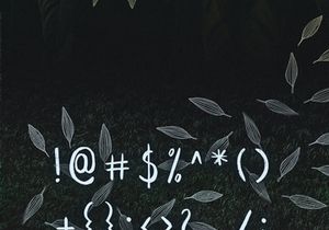 Beautify your text with leafy free brush font | EpicPxls