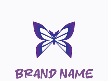 Butterfly logo design preview picture