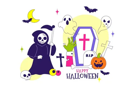 10 Halloween Festive Illustration