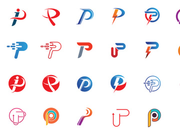 P Initial Letter Logo preview picture