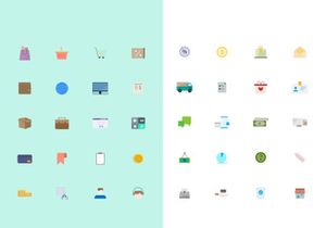 Ecommerce Color Icons