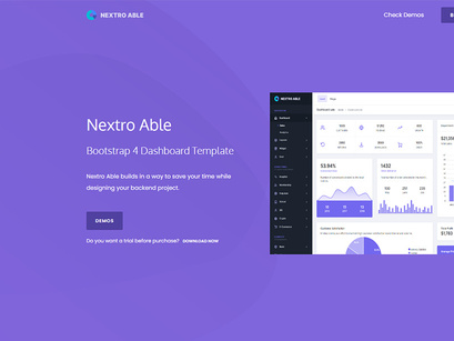 Nextro Able Bootstrap Admin Template