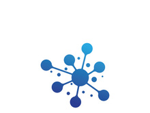 Molecule vector illustration design