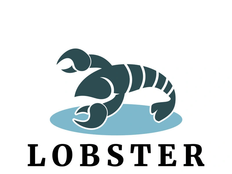 Vintage lobster logo