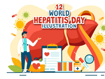 12 World Hepatitis Day Illustration preview picture