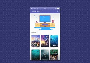 Movie Night App UI