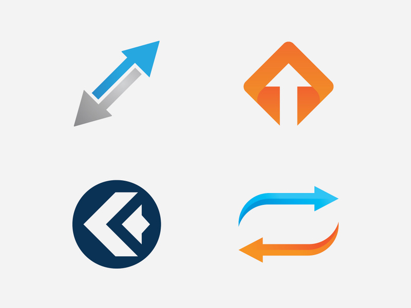 Arrow Logo Template Illustration Design Vector