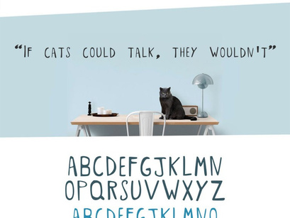 Crazy Cat Lady Font