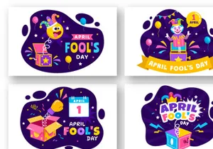12 Happy April Fools Day Illustration