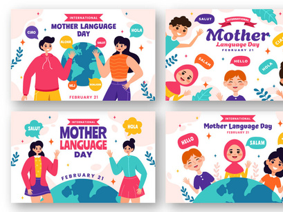 12 International Mother Language Day Illustration