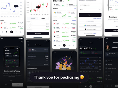 Stokie - Stock Market UI Kit App