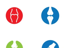 Bone logo design.logo for nursing, medical, orthopedic.