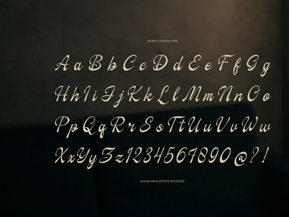 Marcella Wishes | Vintage Script