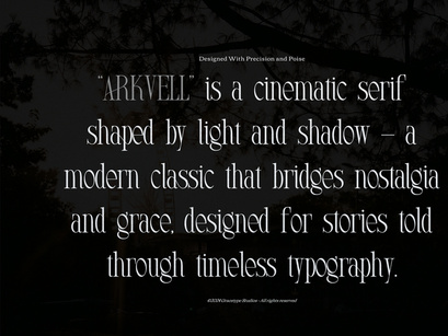 Arkvell | Modern Display Serif