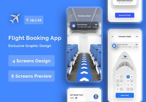 Flight Booking Ticket App Design