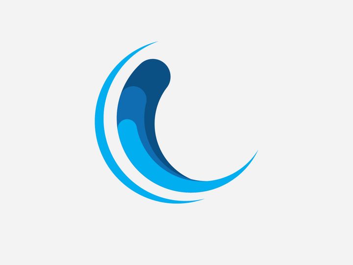 Water Splash logo vector icon illustration design