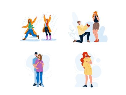 Love couple characters