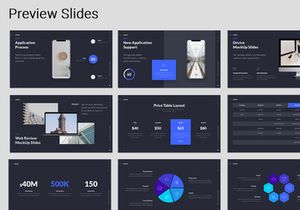 LORAN - Animated  Powerpoint Business Presentation Template (Blue)