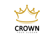 Crown logo symbol  King logo designs template