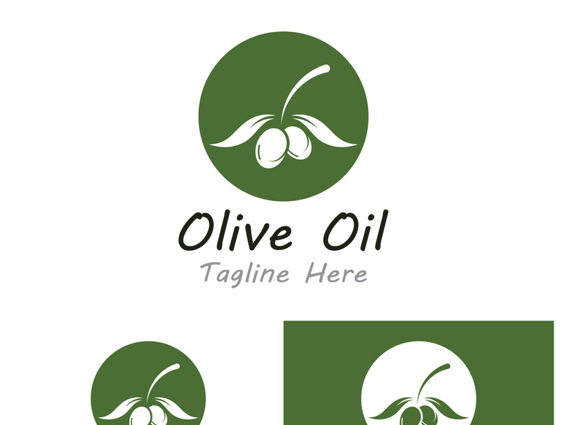 Olive fruit logo design.