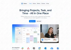 Ofative - Saas Website Landing Page