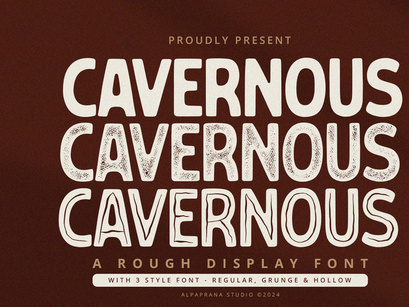 Cavernous - Rough Display