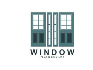 Home Window Logo, Home Interior icon design preview picture
