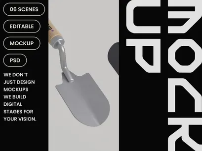 Garden Hand Scoop Mockup
