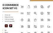 E-Commerce Icon Set V1