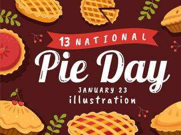13 National Pie Day Illustration preview picture