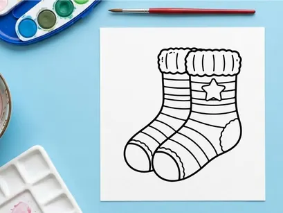Kaos Natal kartun lucu dengan pola bintang dan manset untuk dekorasi liburan yang meriah