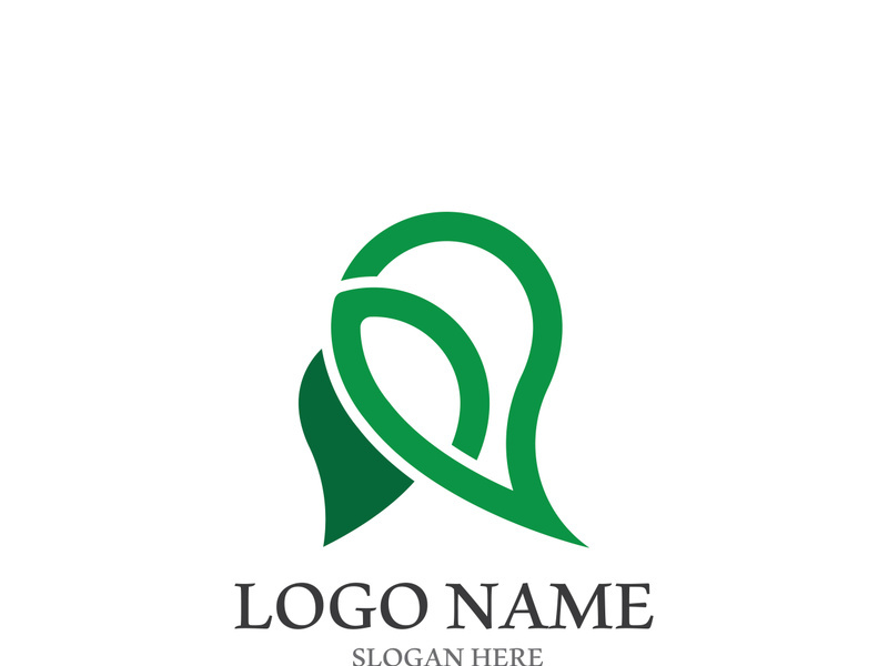 Speech bubble icon logo template vector illustration