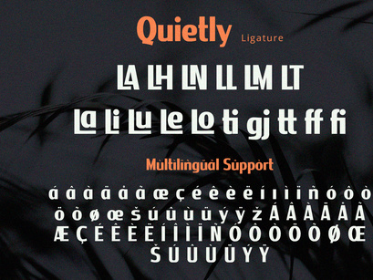 Quietly - Sans Serif Font