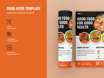 Restaurant Food Flyer Template preview picture