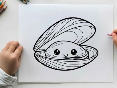 Cute smiling snail vector illustration flat design