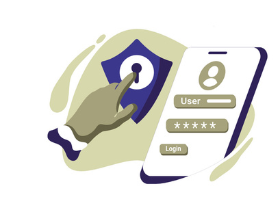 forgot password Icon Illustration vector for website mobile app