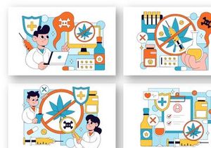 10 Narcologist Vector Illustration