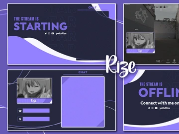 Stream Overlay Template - Free Download preview picture