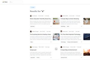 Blook blogging application