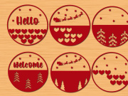 Christmas Door Hanger Svg Bundle
