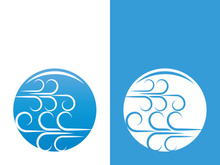 Wind icon vector illustration design template