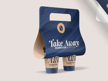 Take Away Paper Cup Mockup preview picture