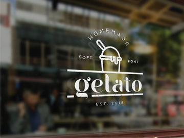 Gelato Soft Free Display Font preview picture