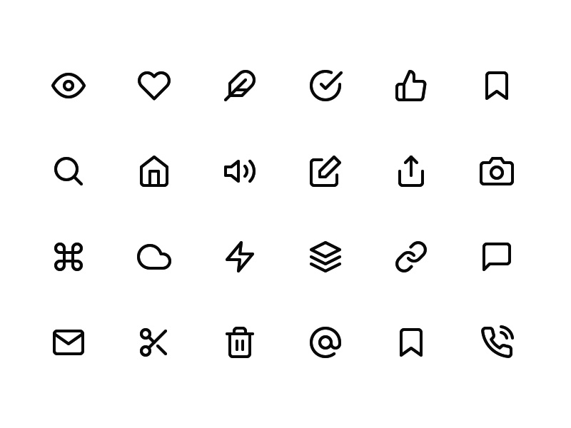 Feather - 200+ Free Icons