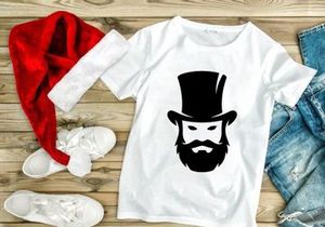 Cartoon gentleman top hat smile minimalist black white vector