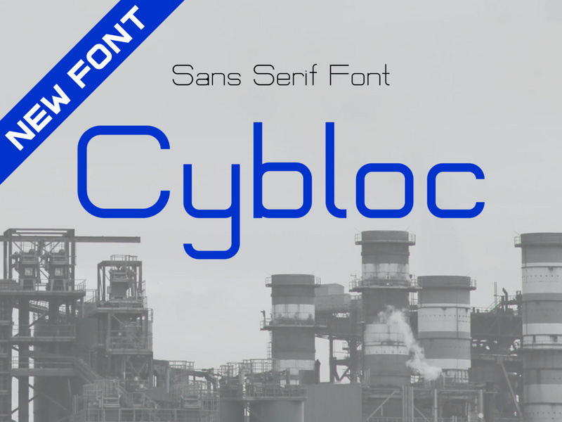 Cybloc- Industrial Scifi Typeface