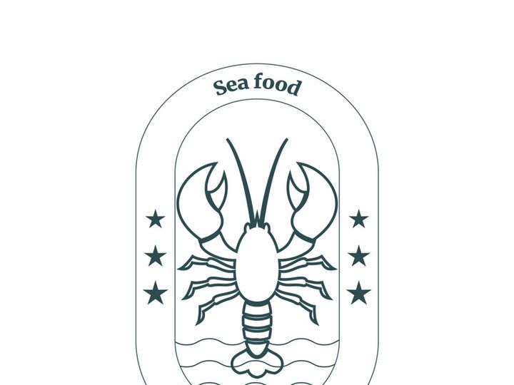 Vintage lobster logo